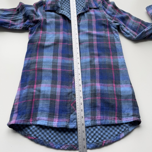 Mountain Khakis Plaid Shirt Navy & Pink Size S - Picture 8 of 11